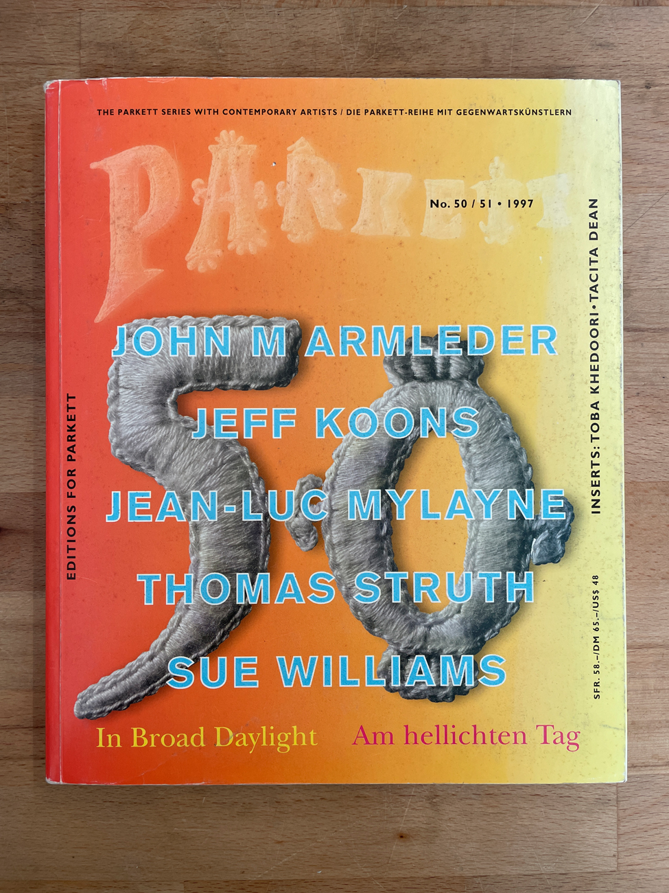 RIVISTA 'PARKETT' - Parkett. N.50/51, 1997