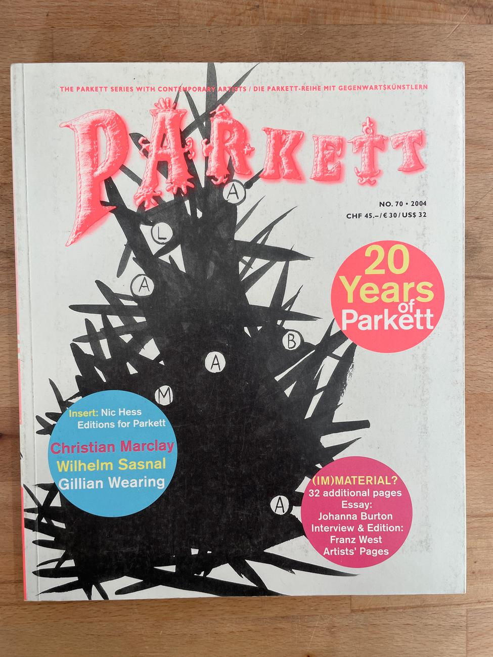 RIVISTA 'PARKETT' - Parkett. N.70, 2004