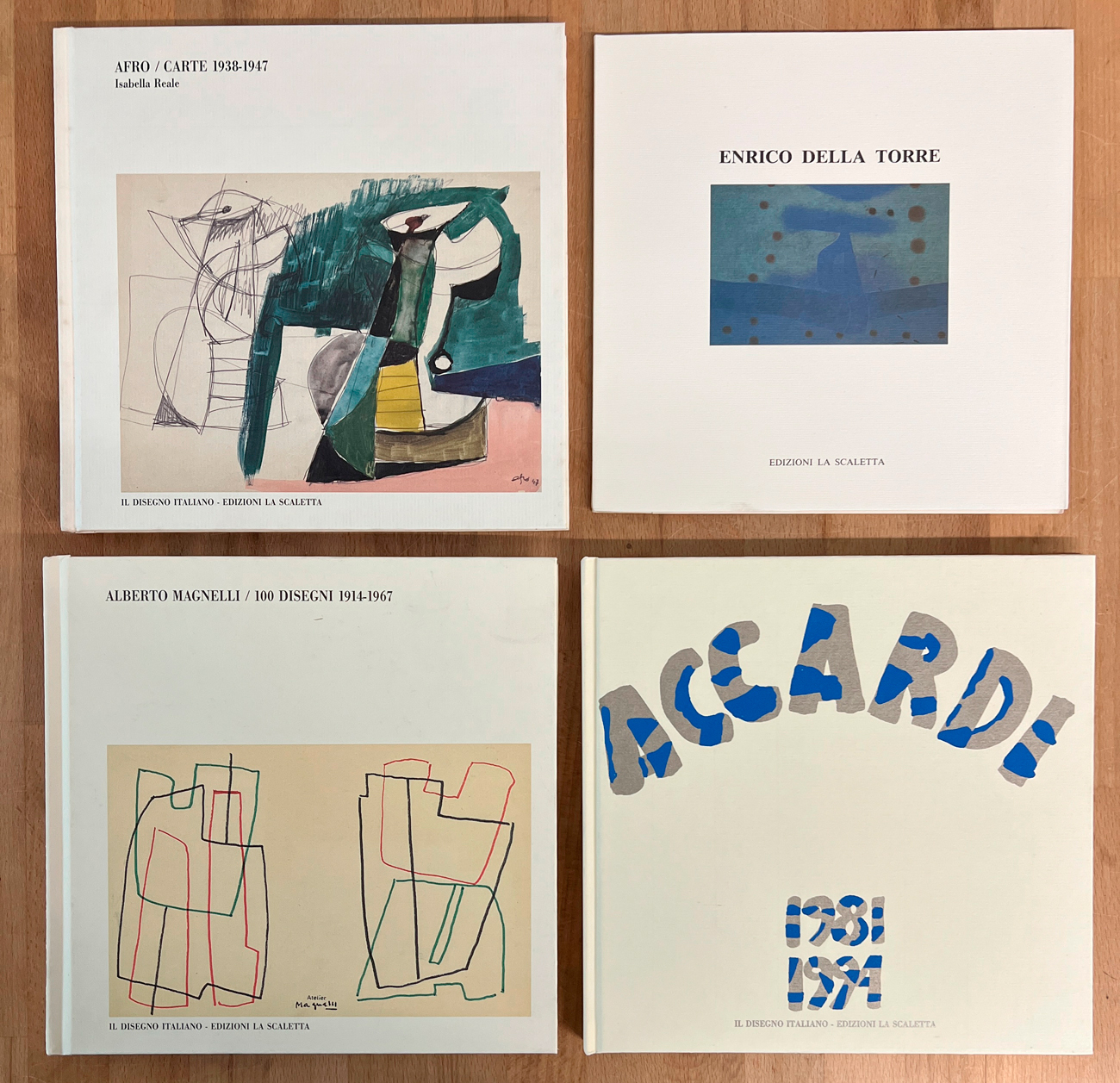 GALLERIA LA SCALETTA, REGGIO EMILIA (ASTRAZIONE ITALIANA DEL DOPOGUERRA) - Lotto unico di 4 cataloghi