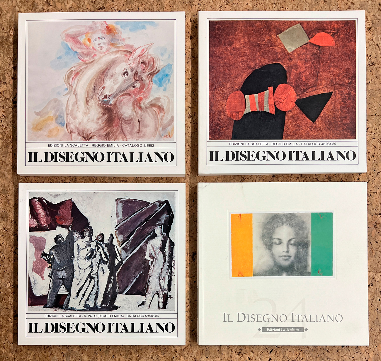 GALLERIA LA SCALETTA, REGGIO EMILIA (IL DISEGNO ITALIANO) - Lotto unico di 4 cataloghi