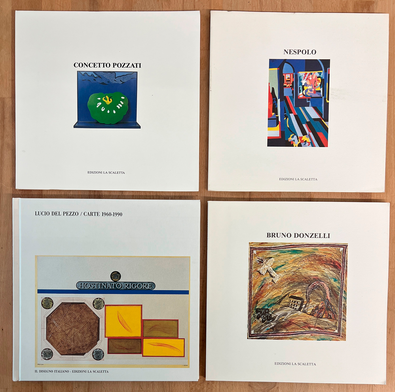 GALLERIA LA SCALETTA, REGGIO EMILIA (POP ART ITALIANA) - Lotto unico di 4 cataloghi