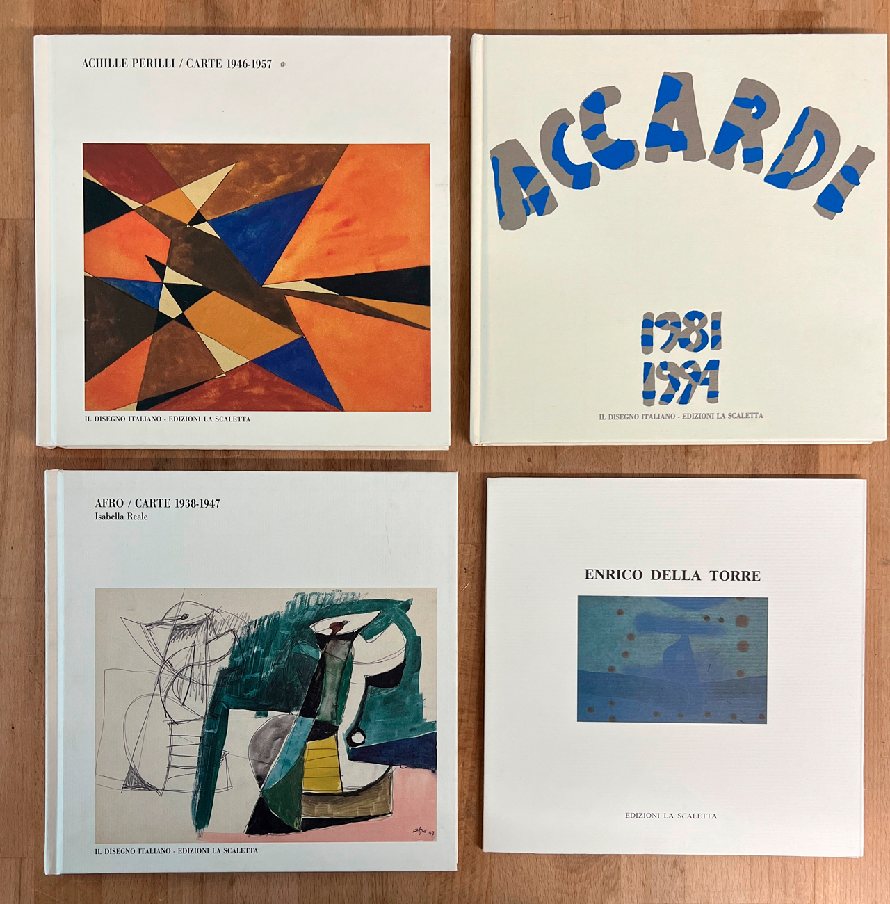 GALLERIA LA SCALETTA, REGGIO EMILIA (ASTRAZIONE ITALIANA DEL DOPOGUERRA) - Lotto unico di 4 cataloghi