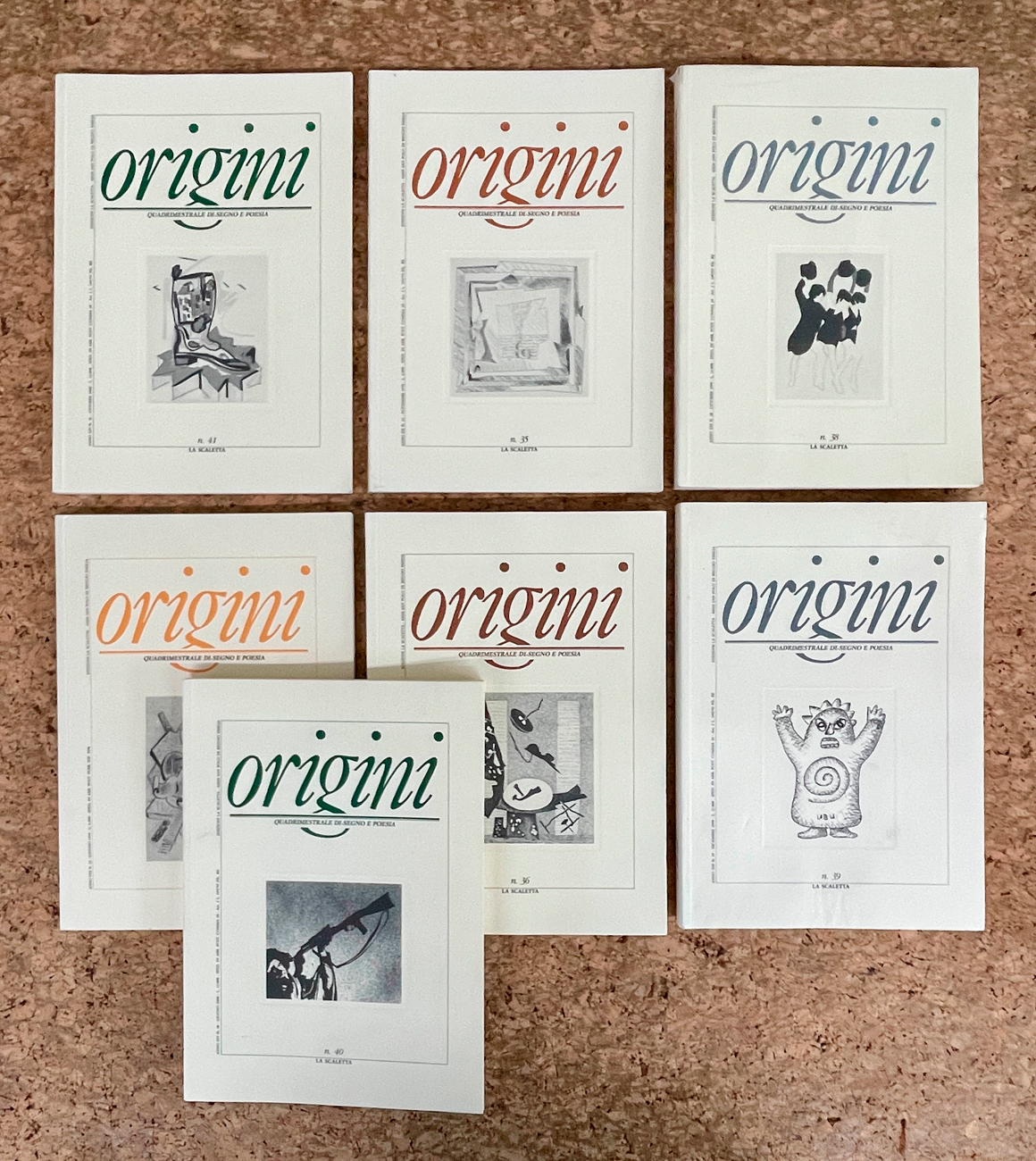 GALLERIA LA SCALETTA, REGGIO EMILIA (ORIGINI) - Lotto unico di 7 cataloghi