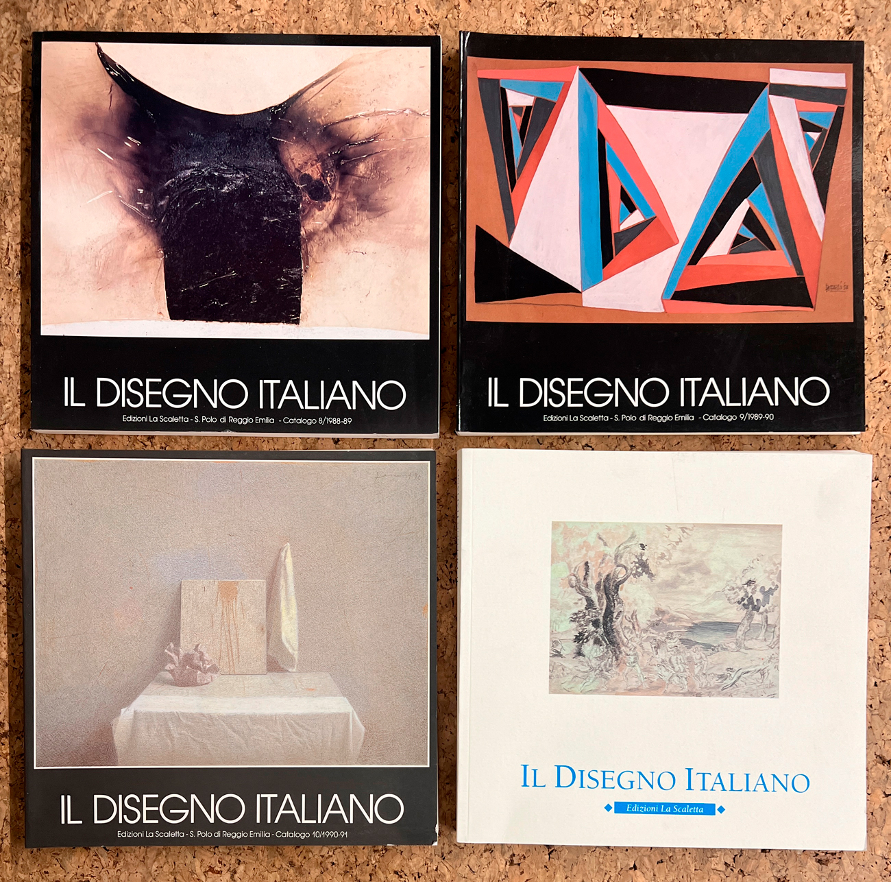 GALLERIA LA SCALETTA, REGGIO EMILIA (IL DISEGNO ITALIANO) - Lotto unico di 4 cataloghi