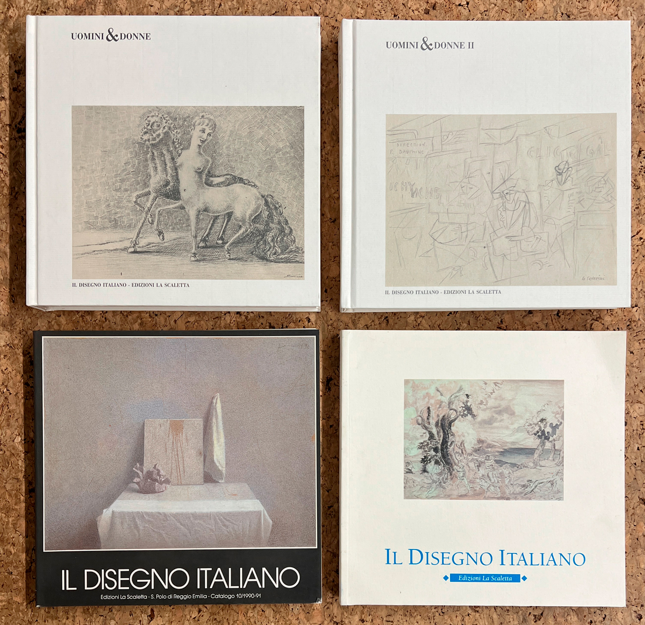 GALLERIA LA SCALETTA, REGGIO EMILIA (IL DISEGNO ITALIANO) - Lotto unico di 4 cataloghi