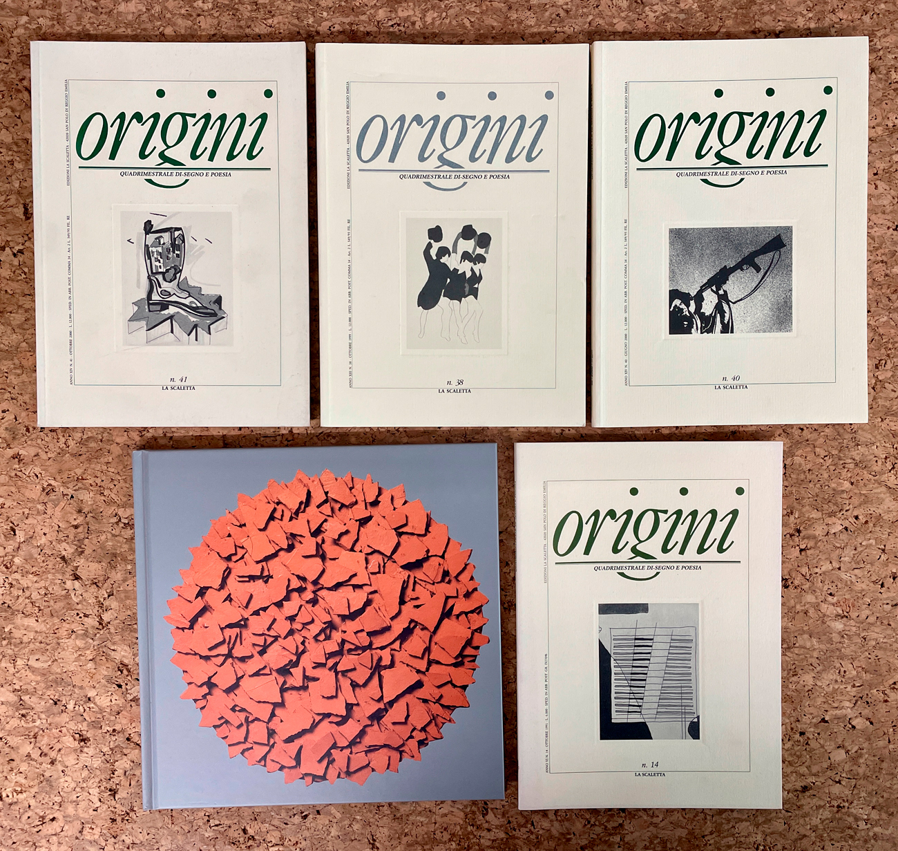 GALLERIA LA SCALETTA, REGGIO EMILIA (ORIGINI E LUIGI MAINOLFI) - Lotto unico di 5 cataloghi