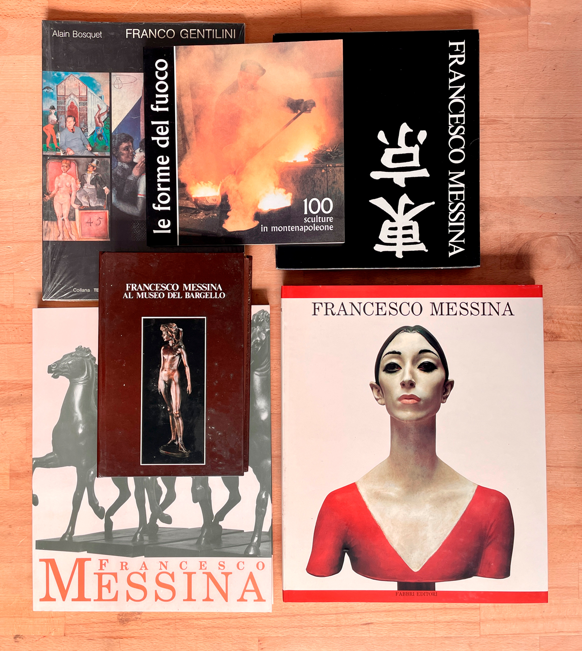 FRANCO GENTILINI E FRANCESCO MESSINA - Lotto unico di 6 cataloghi
