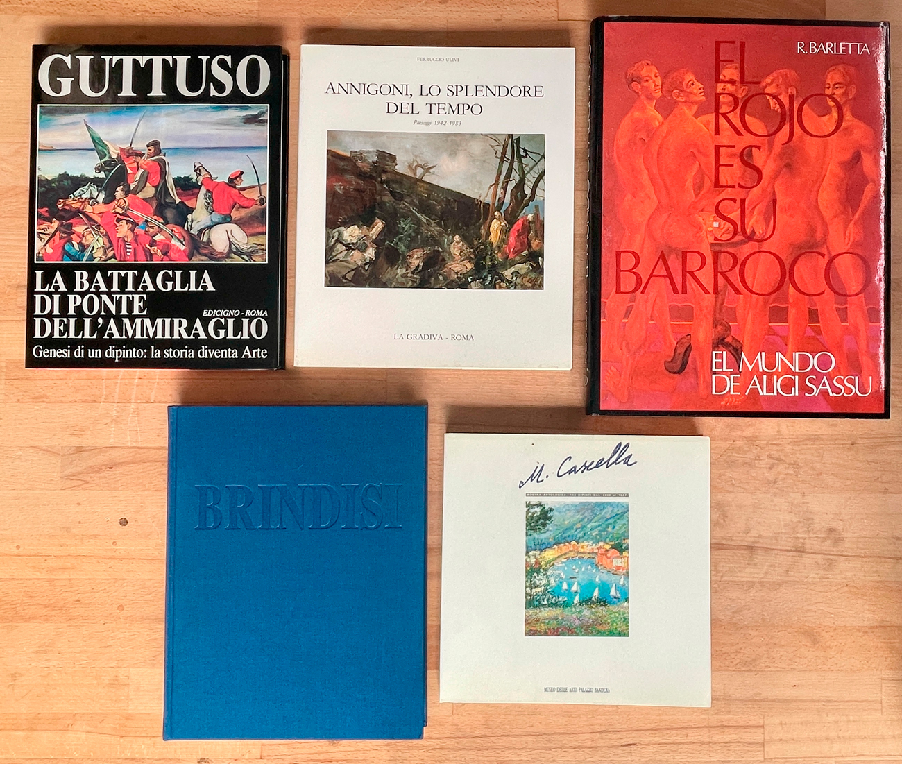 ARTE FIGURATIVA ITALIANA - Lotto unico di 5 cataloghi