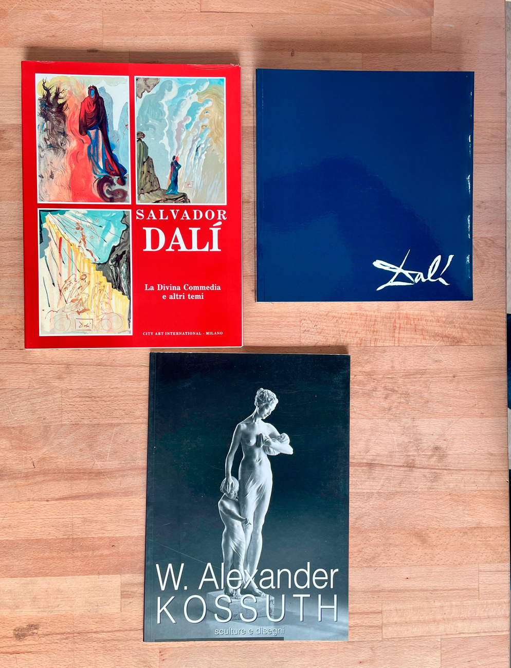SALVADOR DALÌ E ALEXANDER KOSSUTH - Lotto unico di 3 cataloghi