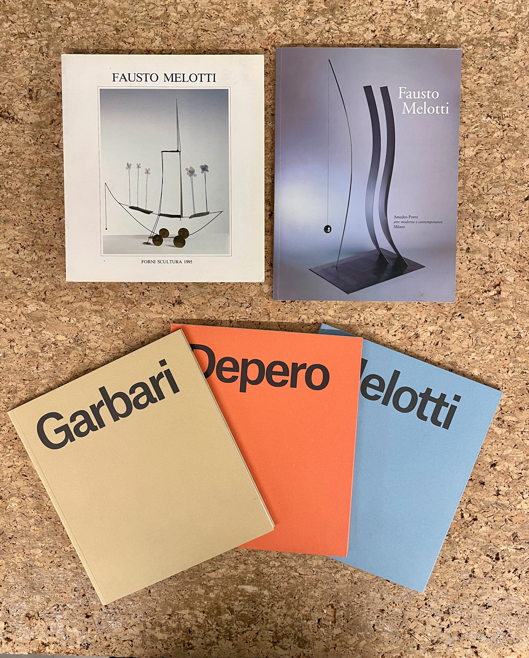 FAUSTO MELOTTI - Lotto unico di 3 cataloghi