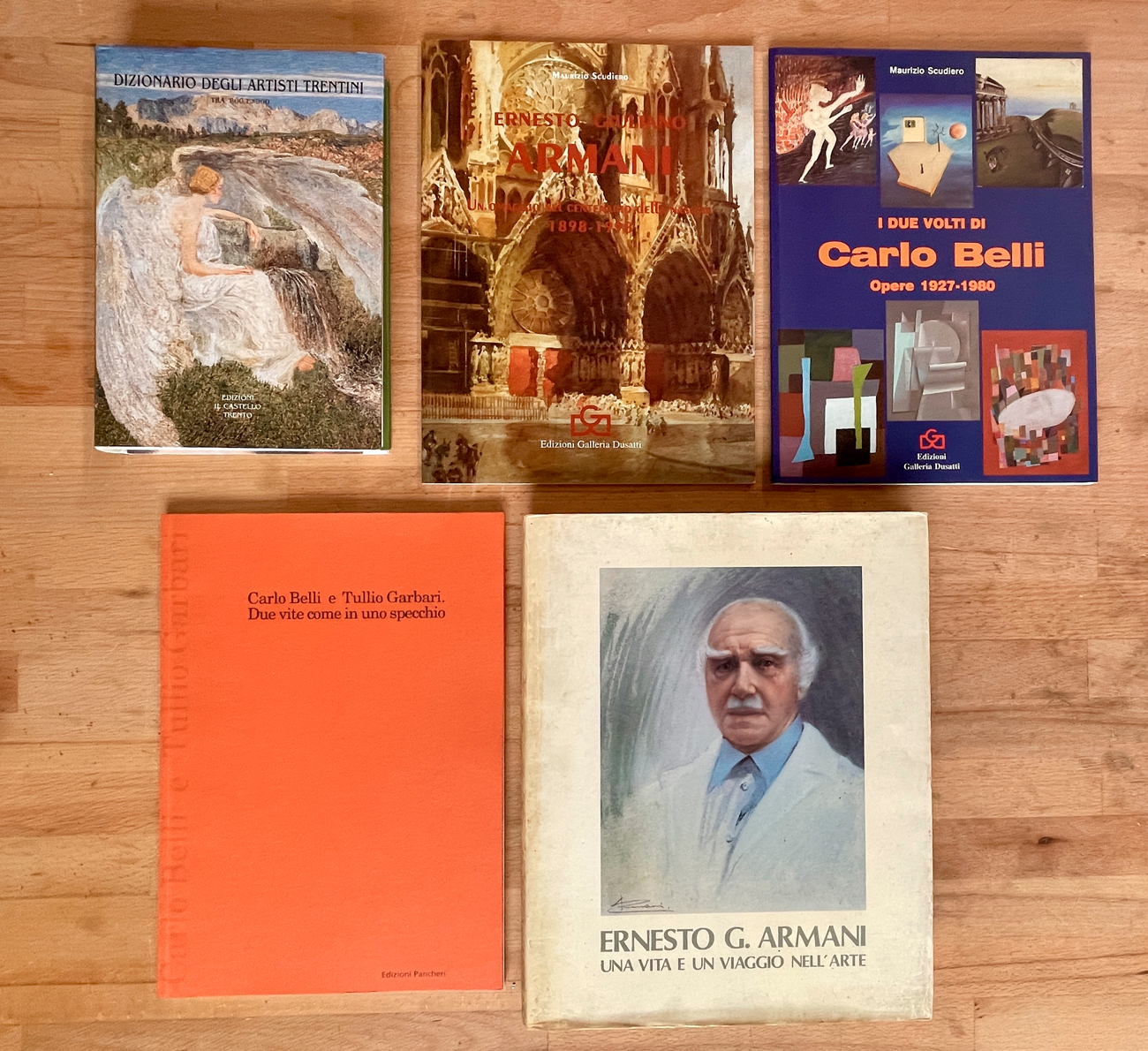 ERNESTO ARMANI E CARLO BELLI - Lotto unico di 5 cataloghi