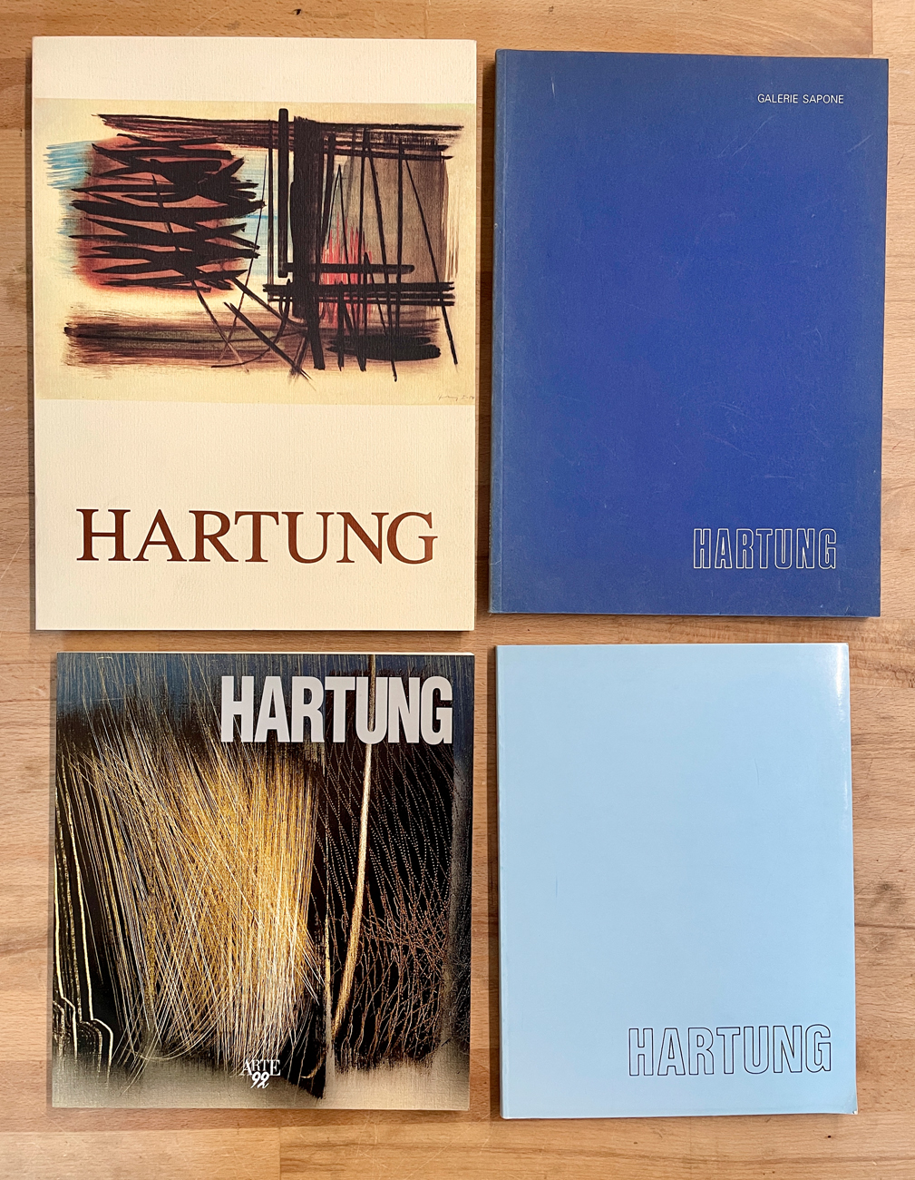 HARS HARTUNG - Lotto unico di 4 cataloghi