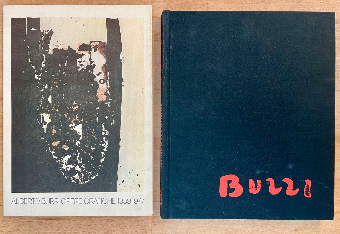 ALBERTO BURRI - Lotto unico di 2 cataloghi