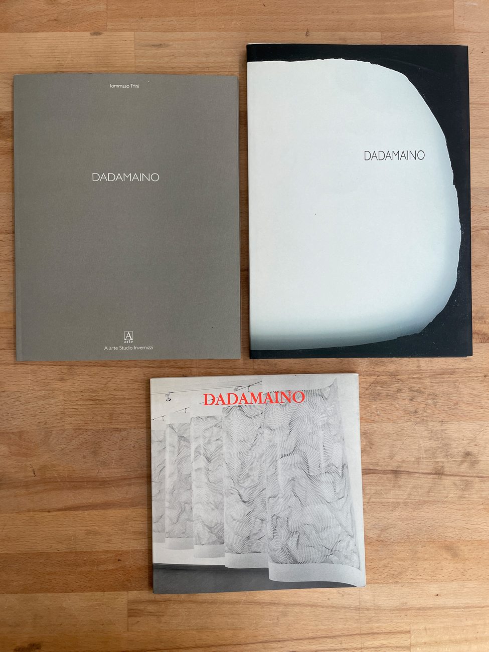 DADAMAINO - Lotto unico di 3 cataloghi