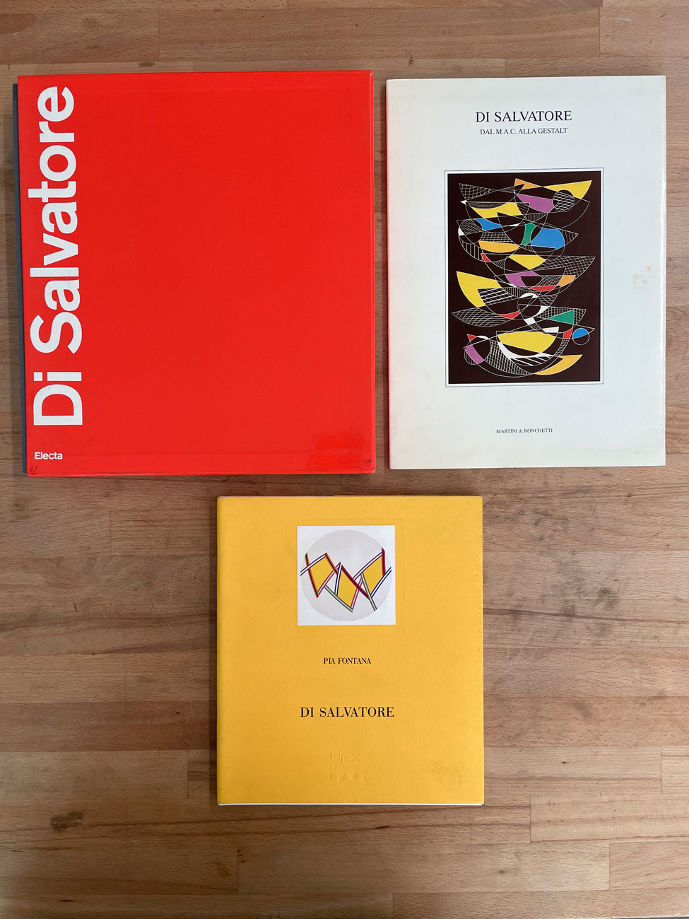 NINO DI SALVATORE - Lotto unico di 3 cataloghi