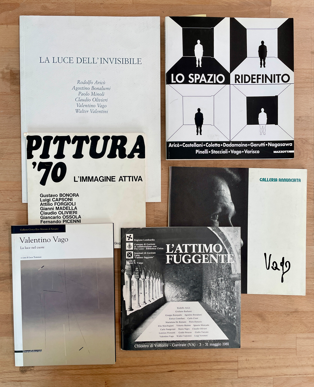 VALENTINO VAGO - Lotto unico di 6 cataloghi