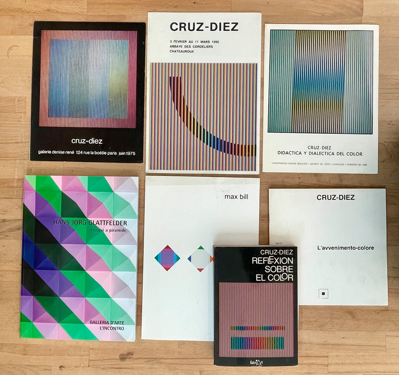 ARTE CINETICA - Lotto unico di 7 cataloghi