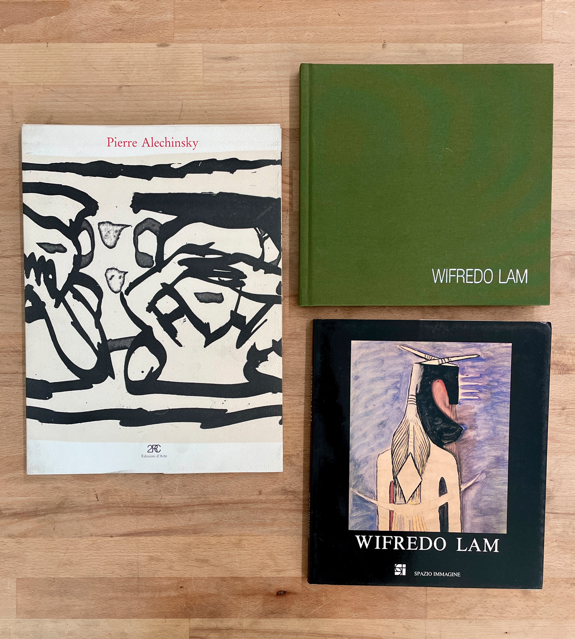 PIERRE ALECHINSKY E WIFREDO LAM - Lotto unico di 3 cataloghi