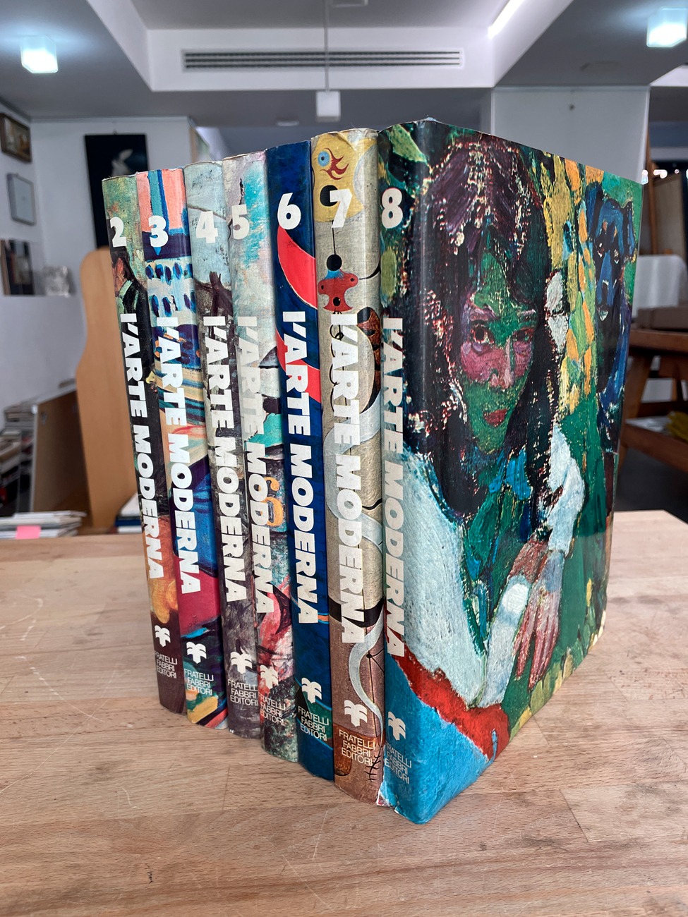 L'ARTE MODERNA (FABBRI EDITORI) - Lotto unico di 7 cataloghi