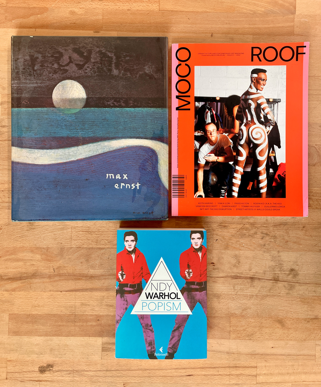 ANDY WARHOL E MAX ERNST - Lotto unico di 3 cataloghi