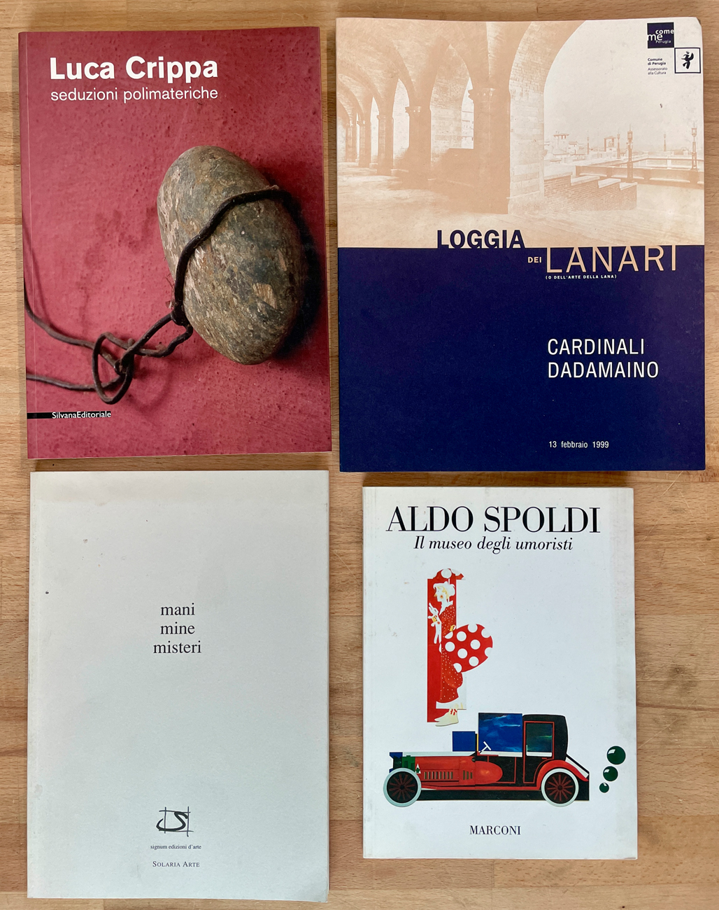 ARTISTI ITALIANI DEL DOPOGUERRA - Lotto unico di 4 cataloghi