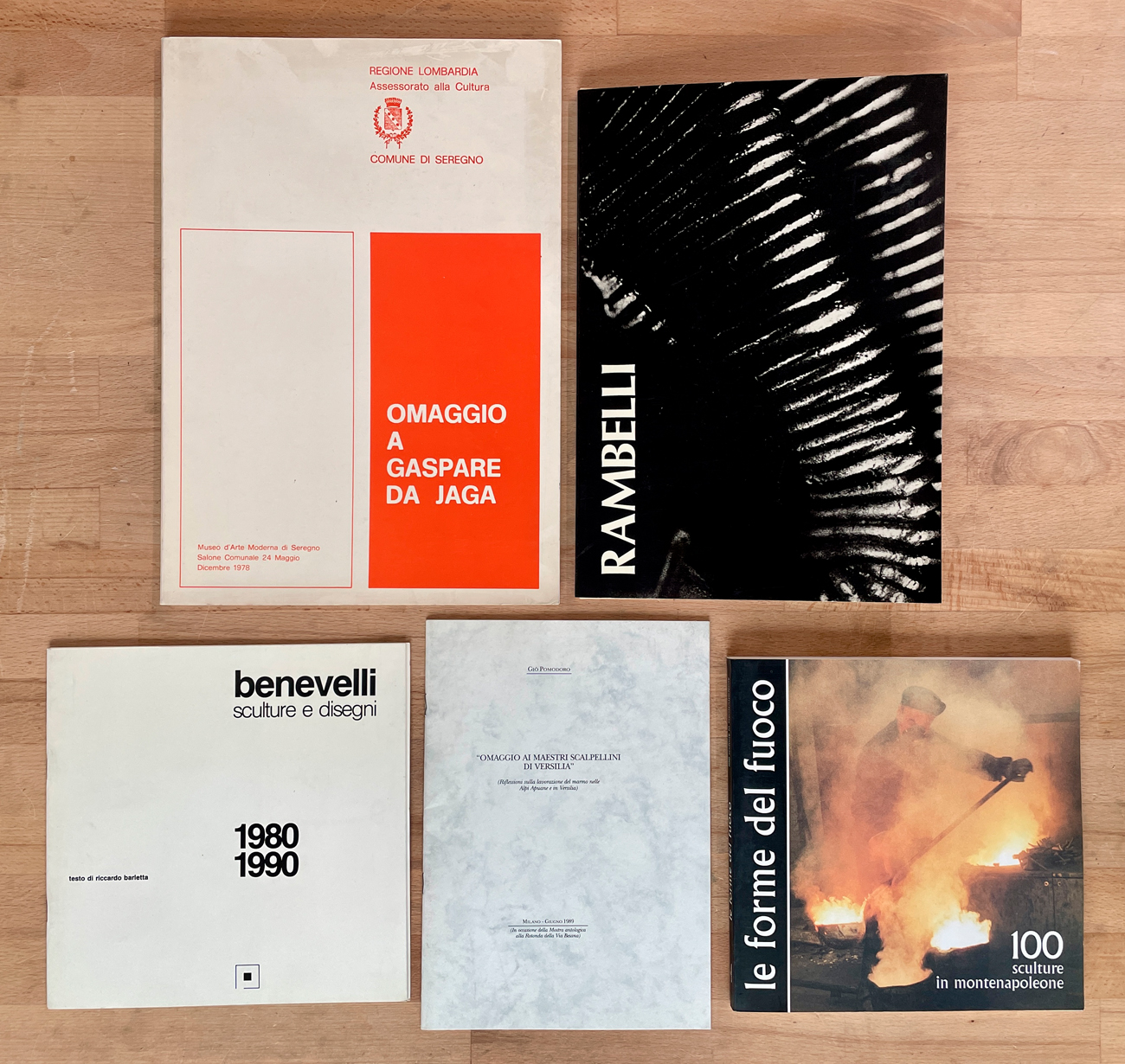 SCULTURA ITALIANA E INTERNAZIONALE - Lotto unico di 5 cataloghi