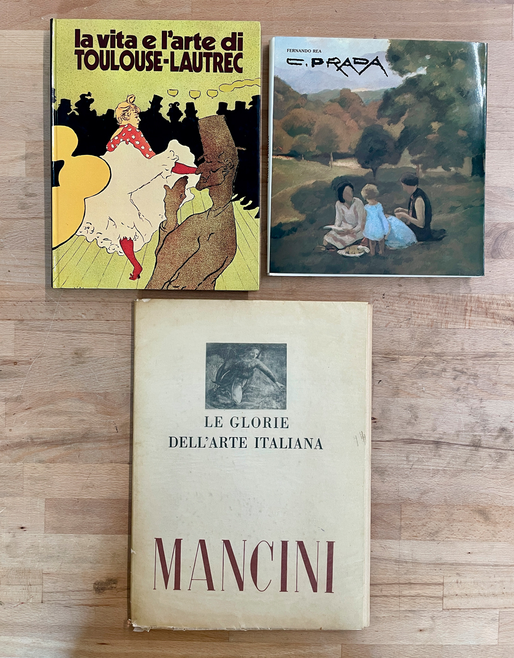 TOULOUSE-LAUTREC E CARLO PRADA - Lotto unico di 3 cataloghi