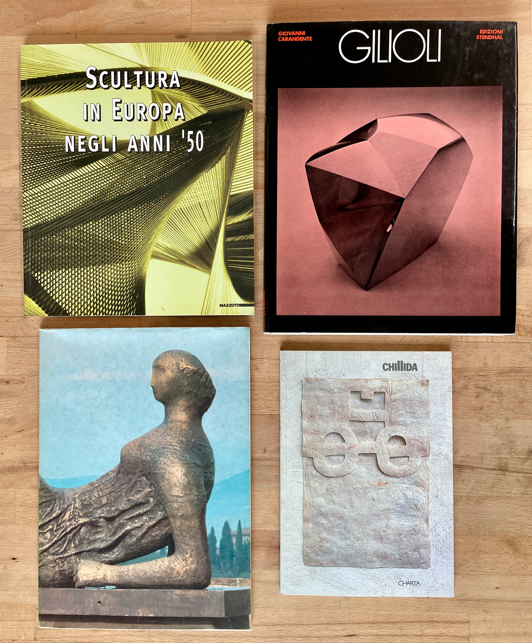 SCULTURA ITALIANA E INTERNAZIONALE DEL DOPOGUERRA - Lotto unico di 4 cataloghi