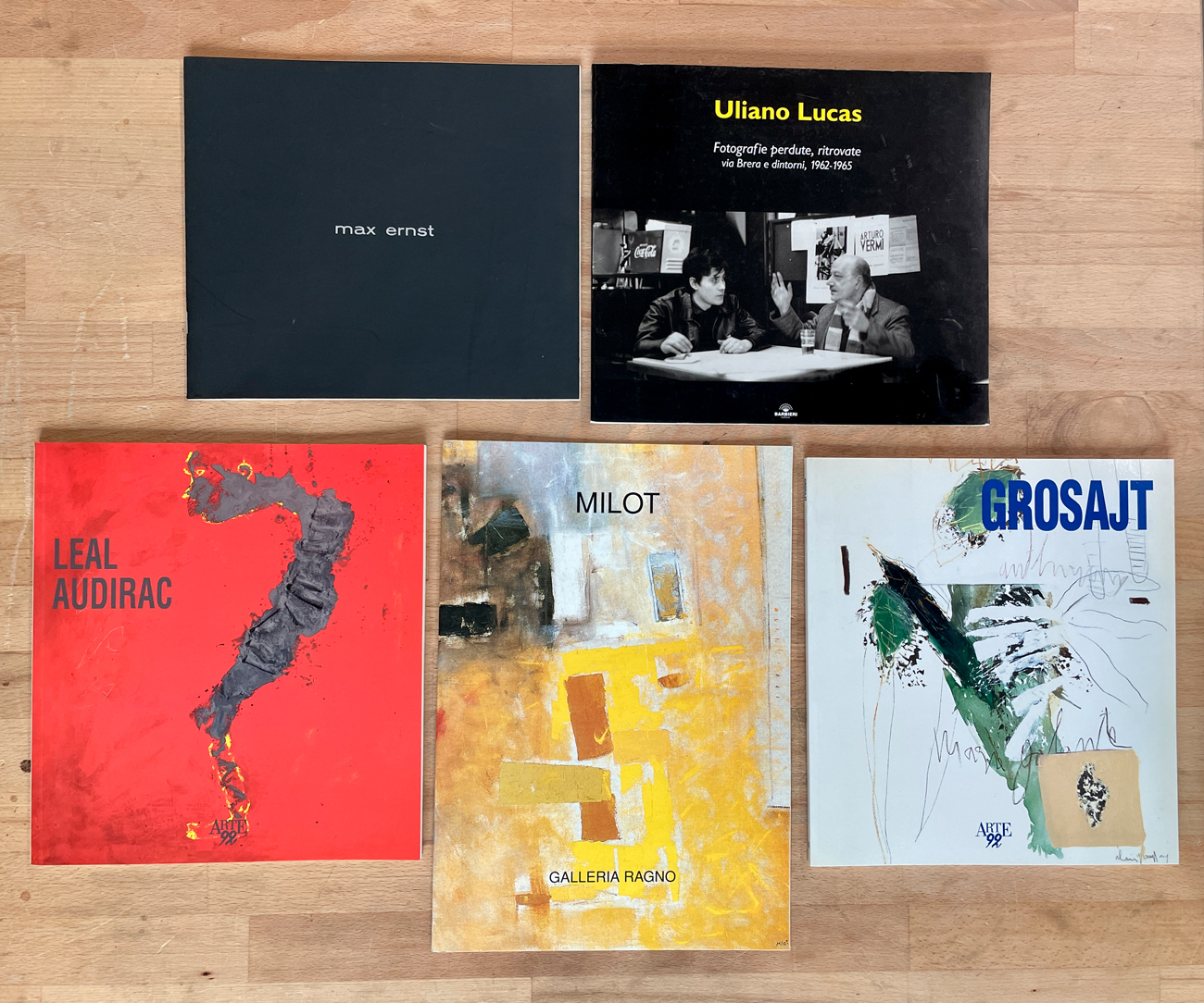 ARTE E FOTOGRAFIA - Lotto unico di 5 cataloghi