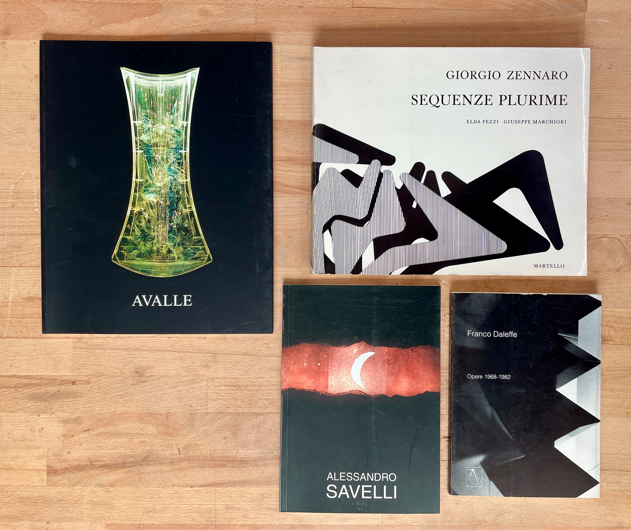 ARTE ITALIANA CONTEMPORANEA E DEL DOPOGUERRA - Lotto unico di 4 cataloghi