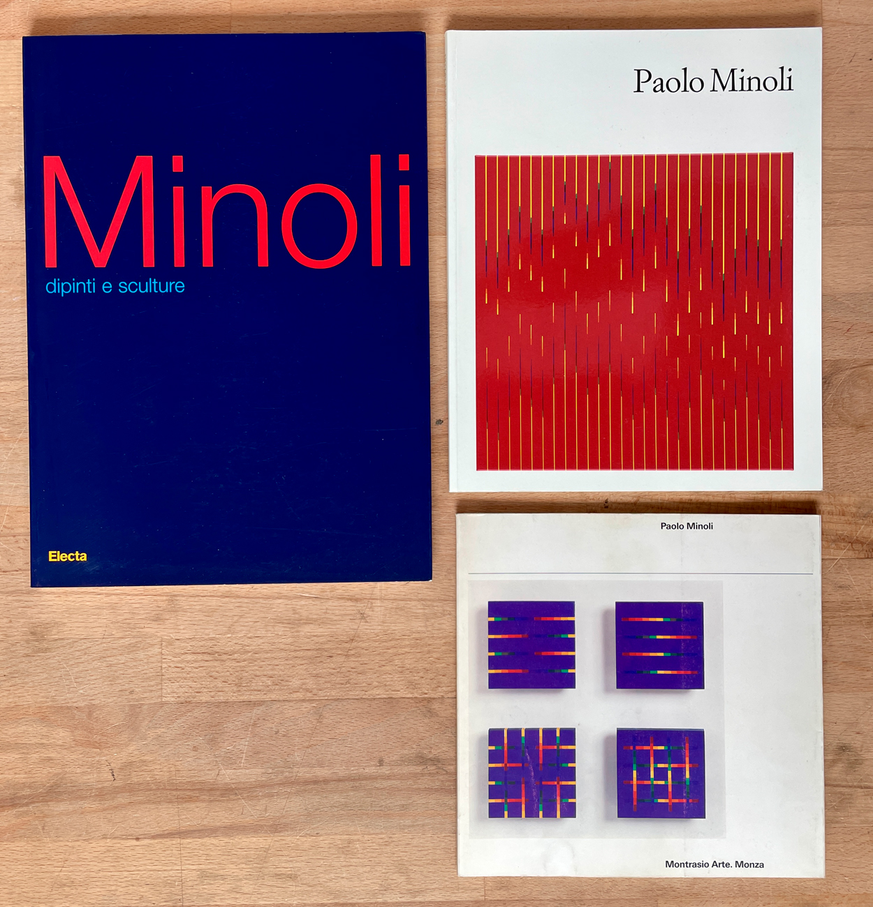 PAOLO MINOLI - Lotto unico di 3 cataloghi