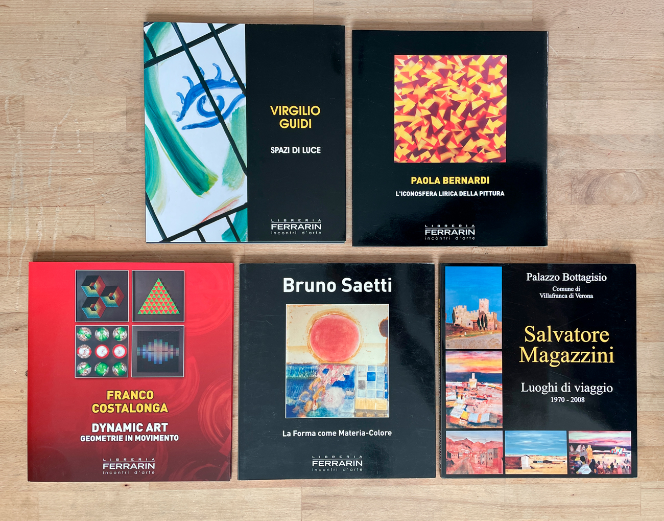 GALLERIA FERRARIN, LEGNAGO - Lotto di 5 cataloghi