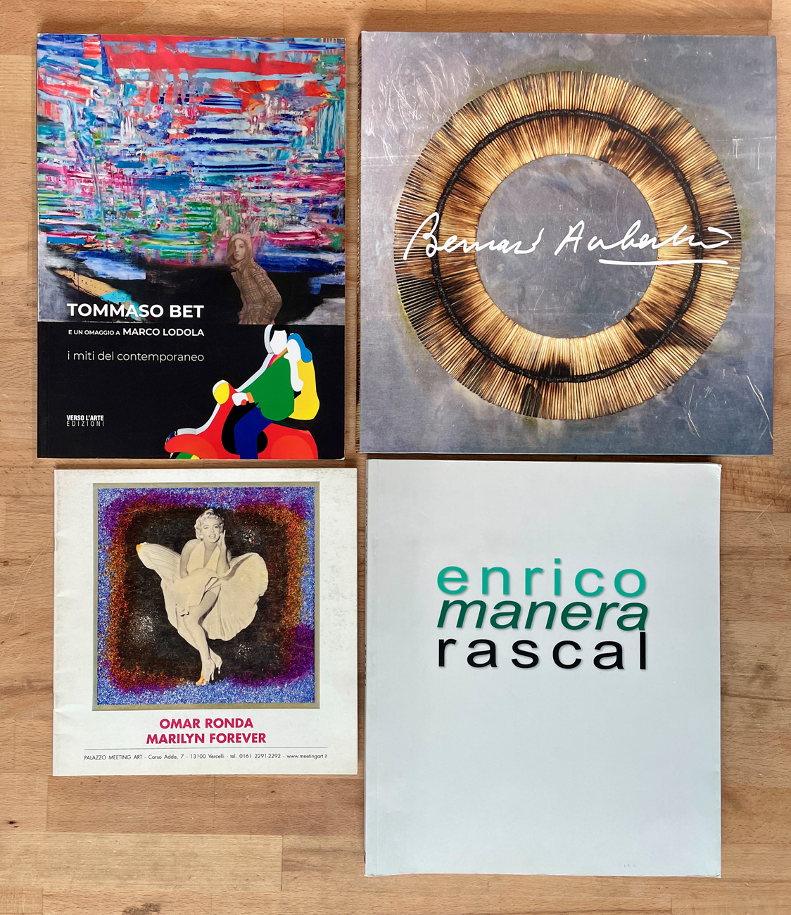 ARTE CONTEMPORANEA - Lotto unico di 4 cataloghi