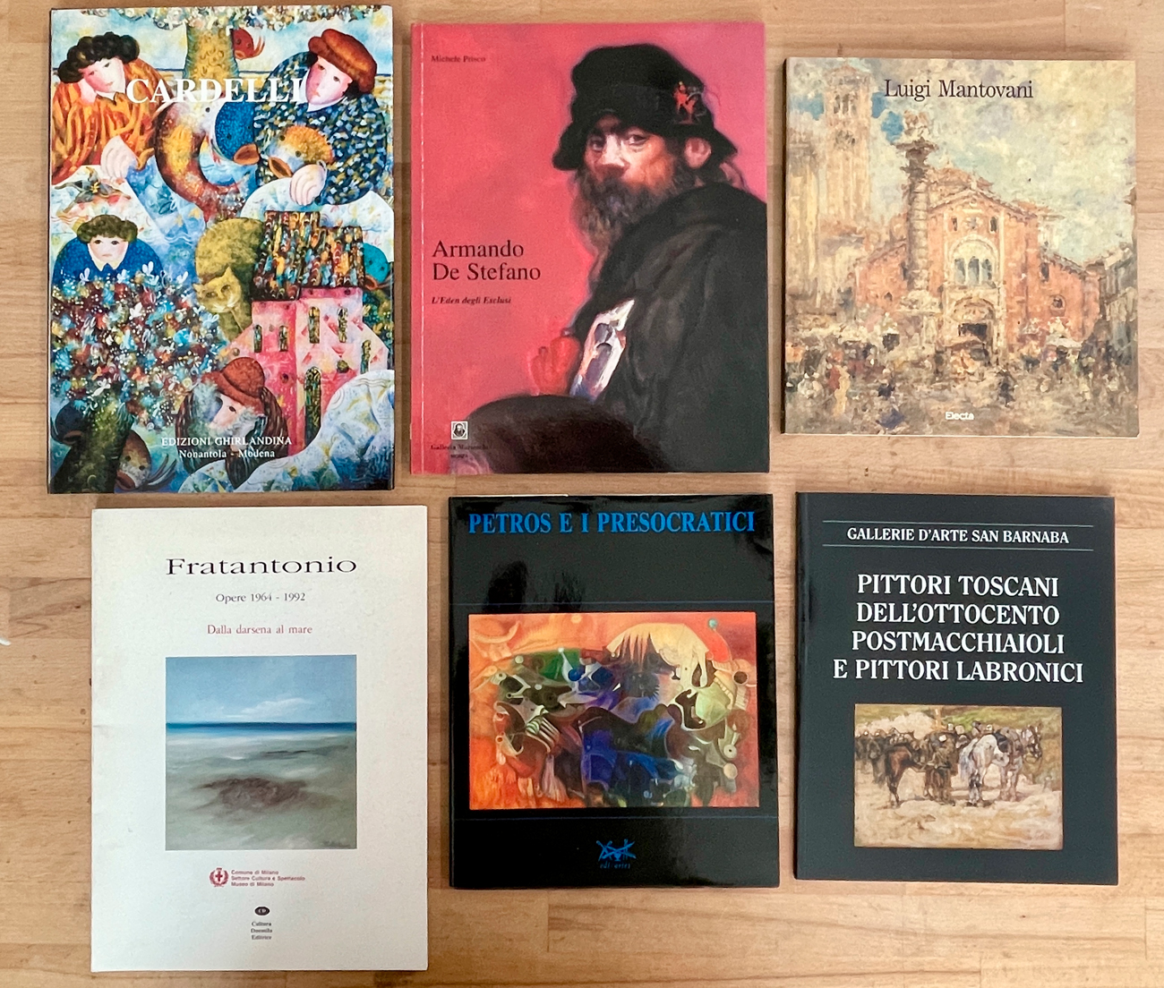 PITTURA FIGURATIVA DEL XIX E XX SECOLO - Lotto unico di 6 cataloghi