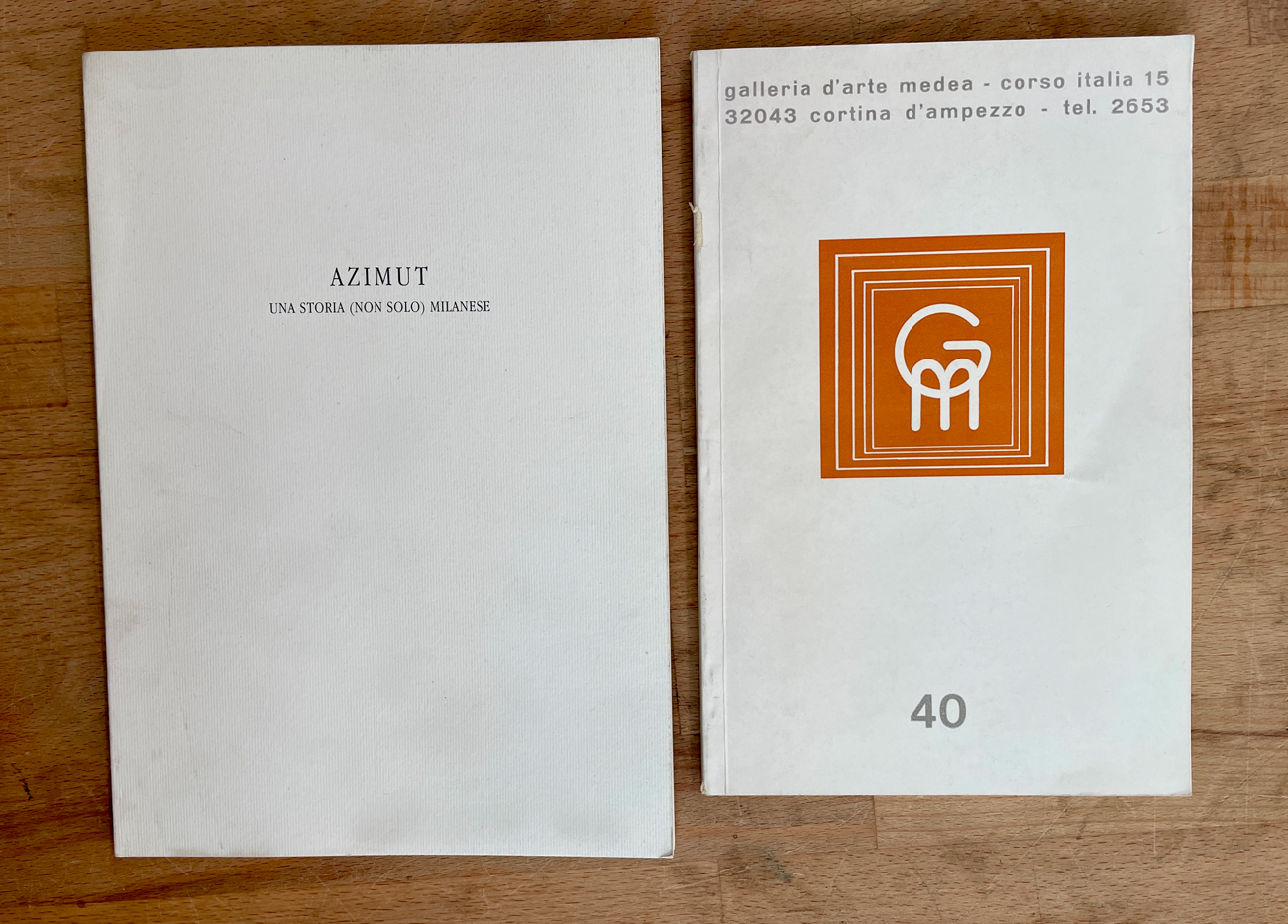 MASSIMO CAMPIGLI E AZIMUT - Lotto unico di 2 rari cataloghi