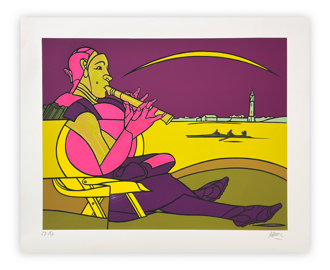 VALERIO ADAMI (1935) - Senza Titolo