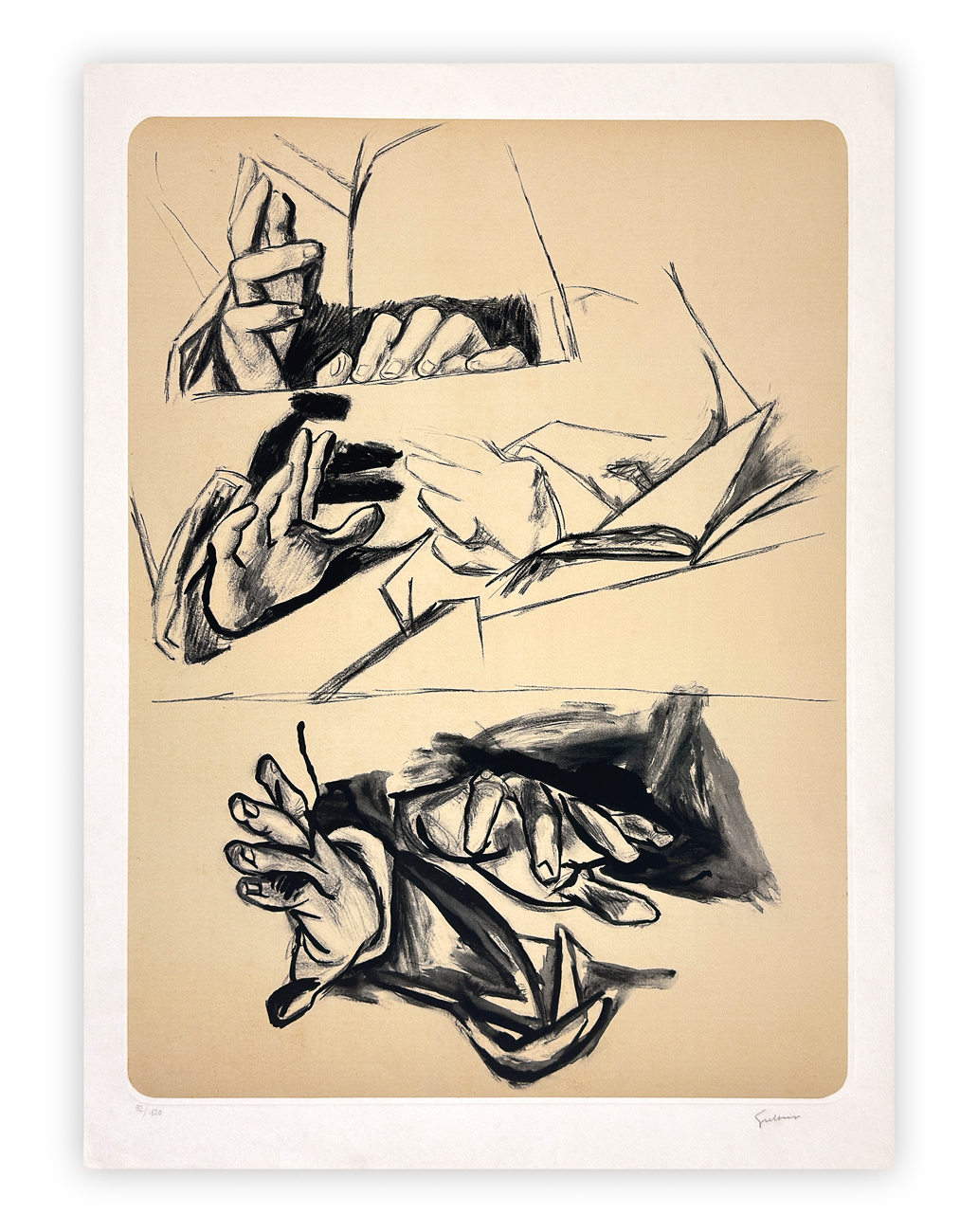 RENATO GUTTUSO (1912-1987) - Senza Titolo, 1970 circa
