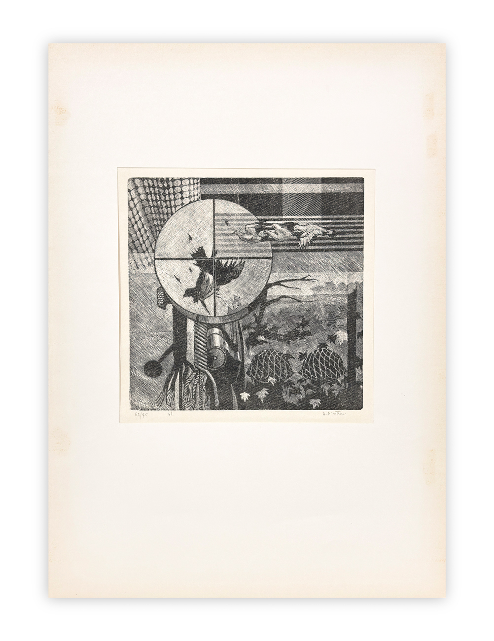 AMLETO D'OTTAVI (1923-1989) - Senza Titolo