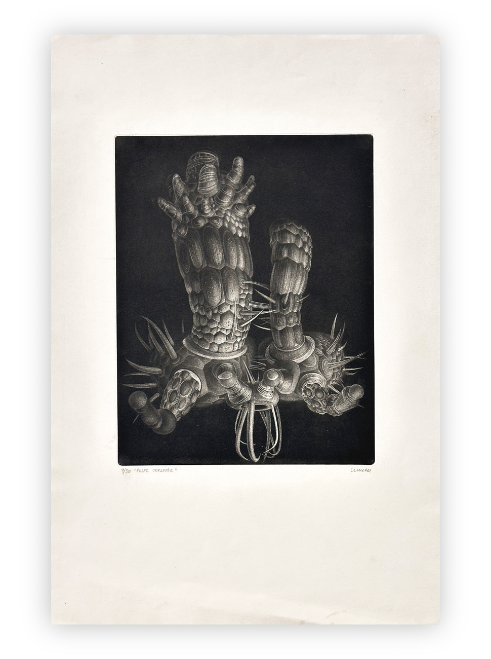 FRANÇOIS LUNVEN (1942-1971) - "Pulpe corsetée"