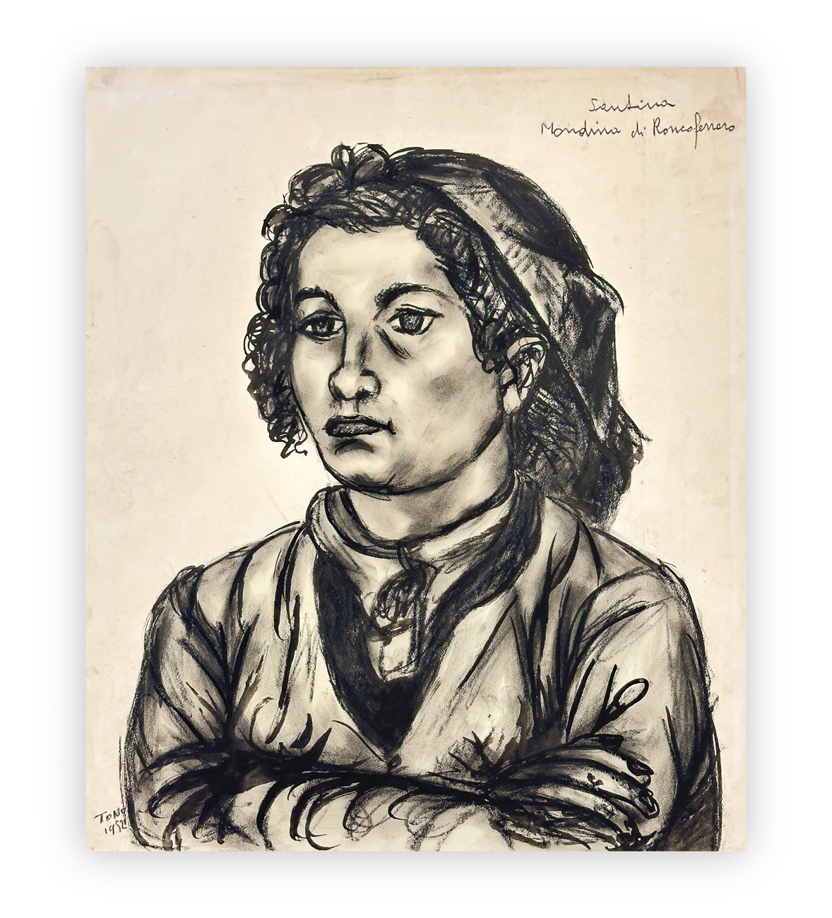 TONO ZANCANARO (1906-1985) - Senza Titolo, 1952