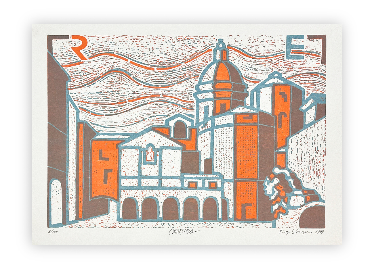 BRUNO CHERSICLA (1937-2013) - Piazza San Prospero, 1994