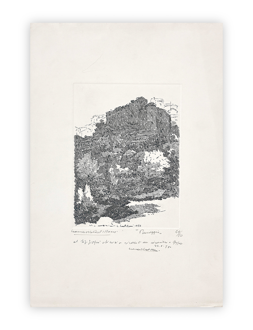 LEONARDO CASTELLANI (1896-1984) - Paesaggio