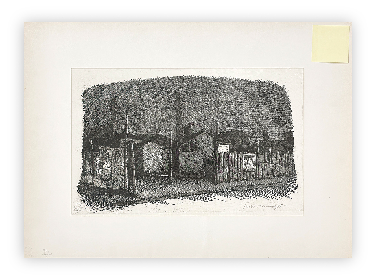 PAOLO MANARESI (1908-19991) - Senza Titolo
