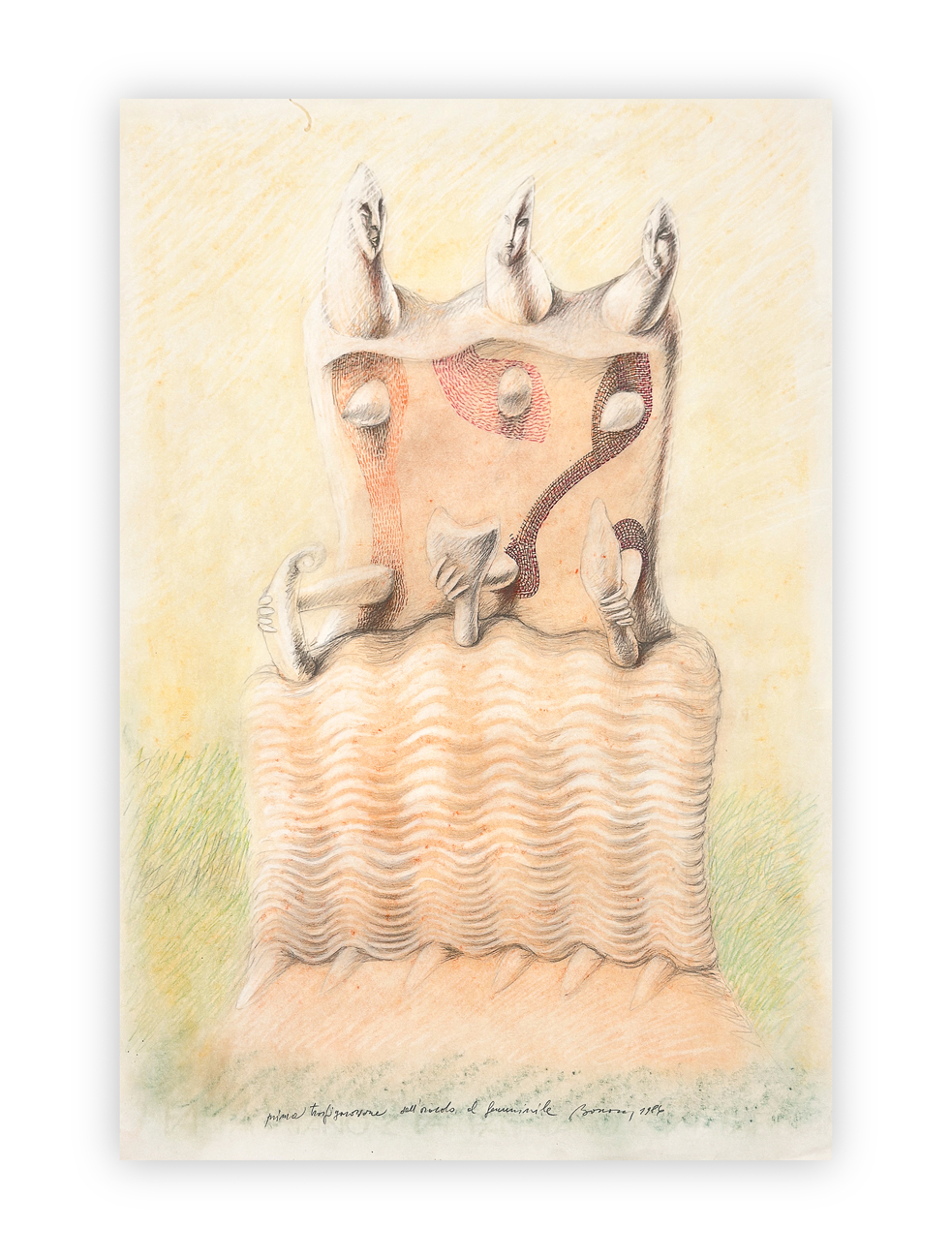 MAURIZIO BONORA (1940) - Prima trasfigurazione, 1986