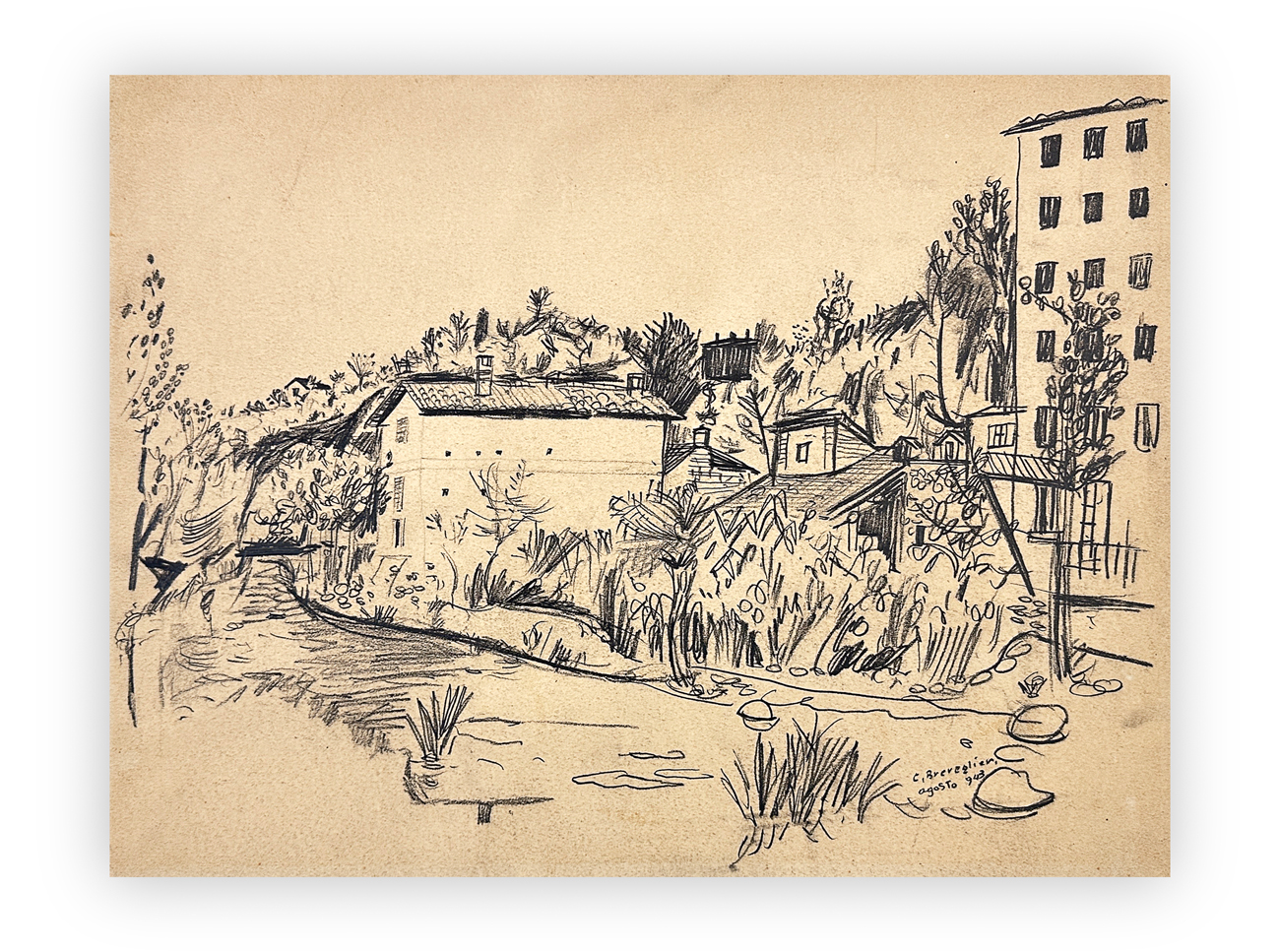 CESARE BREVEGLIERI (1902-1948) - Agosto, 1943
