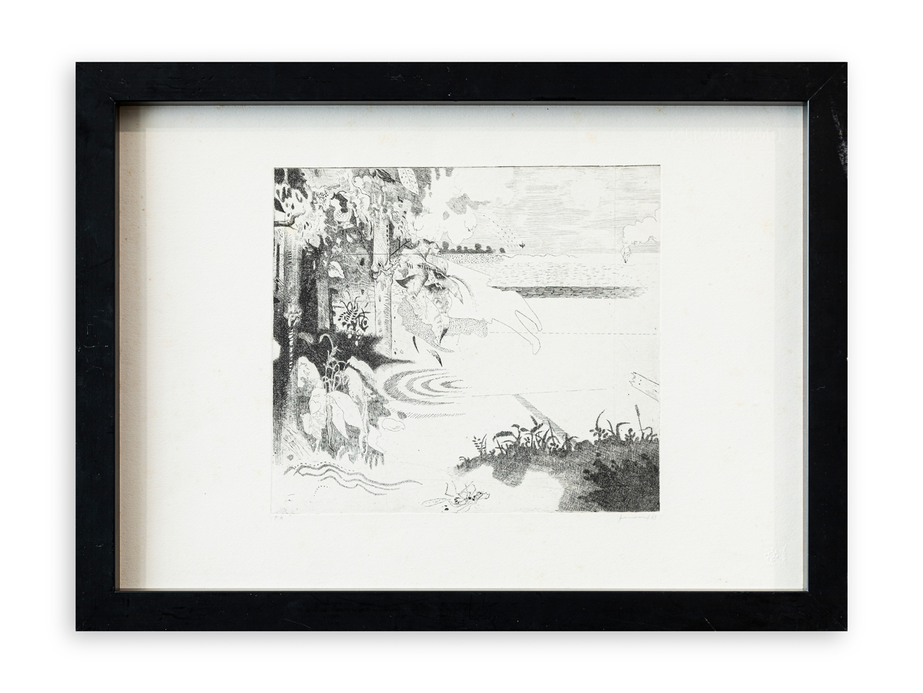 GIANFRANCO FERRONI (1927-2001) - Racconto del lago, 1964