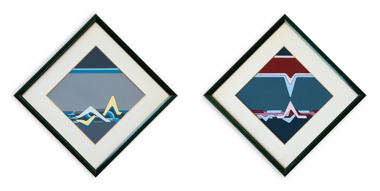 GIORGIO ZENNARO (1926-2005) - Lotto unico di 2 serigrafie