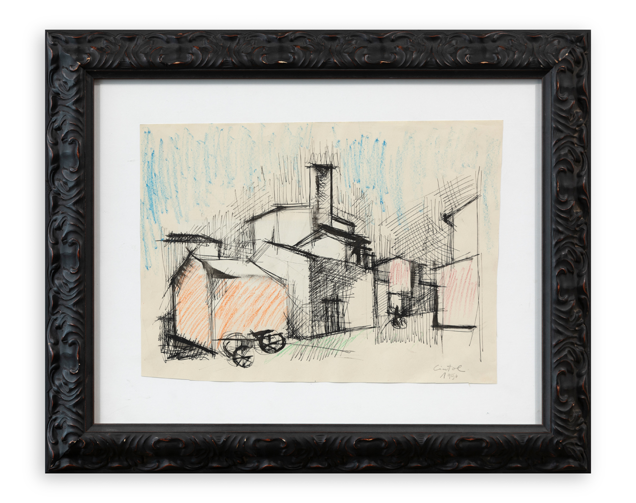 CLAUDIO CINTOLI (1935-1978)  - Senza Titolo, 1956