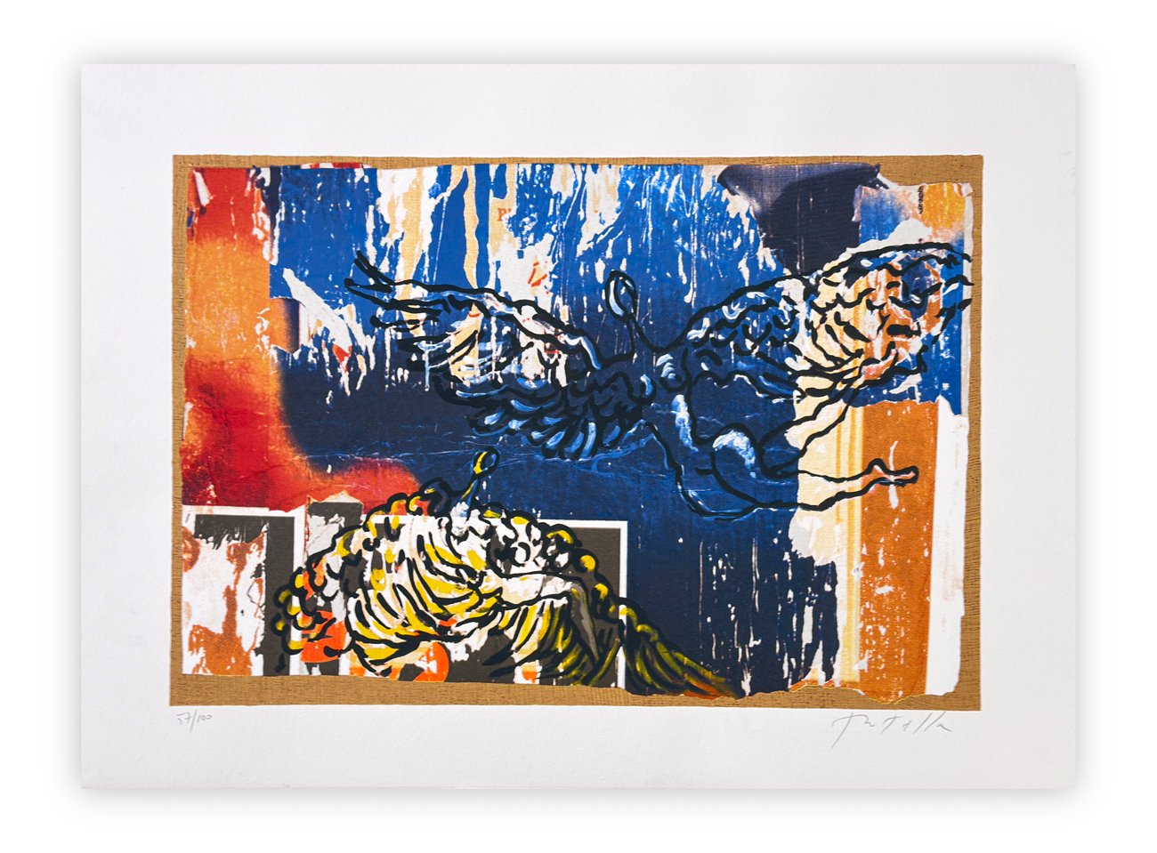 MIMMO ROTELLA (1918-2006) - L'Angelo cattivo