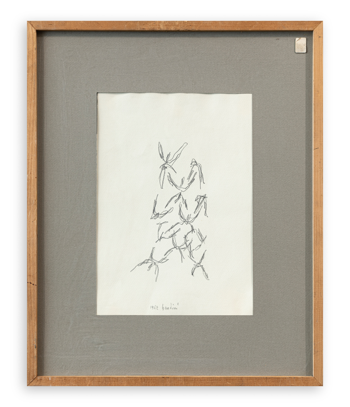 VASCO BENDINI (1922-2015) - Senza Titolo, 1962